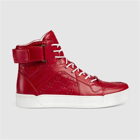 jay-z gucci high top red bottom sneake|Buy Gucci Signature High Top 'Red' .